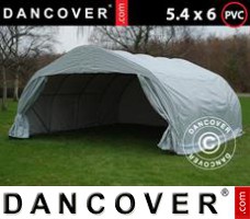 Tente de Garage 5,4x6x2,9m PVC, Gris