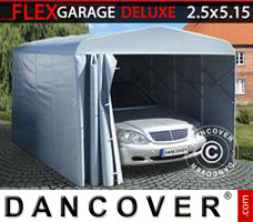 Tente de Garage ECO, 2,5x5,15x2,15m, gris