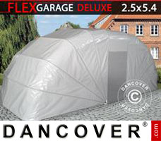 Tente de Garage 2,5x5,4x2m, gris