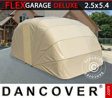 Tente de Garage 2,5x5,4x2m, beige
