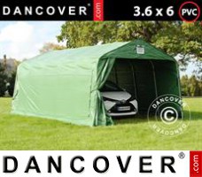Tente de Garage PRO 3,6x6x2,68m PVC, Vert
